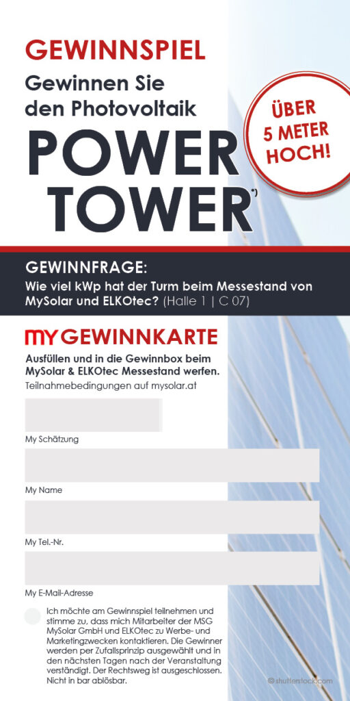 MySolar Gewinnspiel