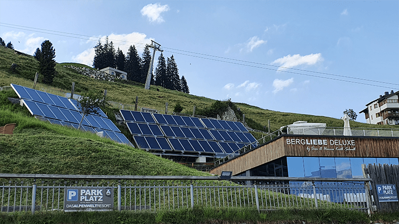 MySolar thermische Solaranlage Hotel My Alpenwelt Resort