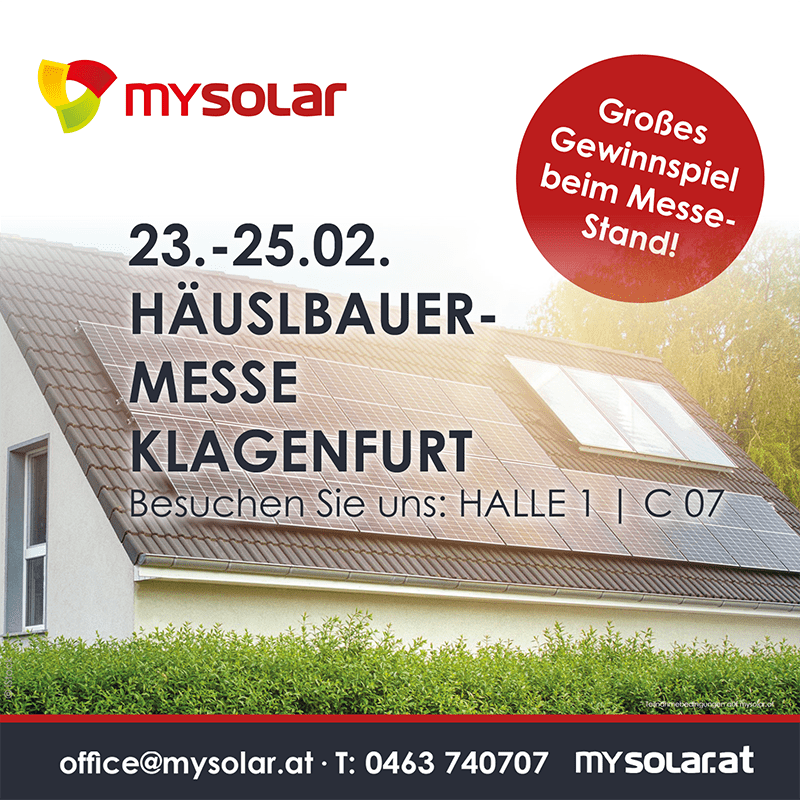 MySolar Häuslbauermesse Klagenfurt