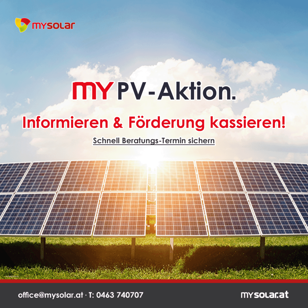 MySolar PV-Aktion PV Förderung